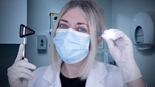 ASMR Cranial Nerve Exam for Pain Neuralgia  Otoscope Reflexes SharpDull Light Gloves Typing [upl. by Bridgette369]