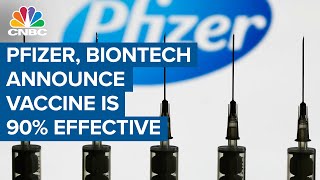 Pfizer BioNTech announce Covid19 vaccine candidate is 90 effective [upl. by Yeleak371]