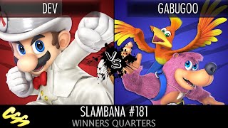 Slambana 181 Winners Quarters Dev Mario vs GabuGoo Banjo [upl. by Adnawal971]