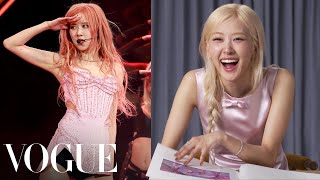 Rosé Breaks Down 14 Looks From BLACKPINK to Rosie  Life in Looks  Vogue [upl. by Alledi]