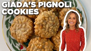 Giada De Laurentiis Pignoli Cookies  Food Network [upl. by Troc]