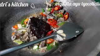 Resep oseng hati sapi pedas [upl. by Haraj778]