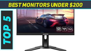 5 Best Monitors Under 200 in 2024 [upl. by Endaira510]