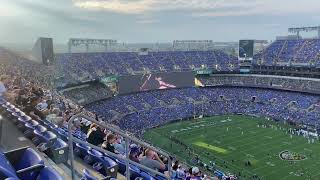 Ravens vs eagles introduction preseason 81223 [upl. by Odessa]