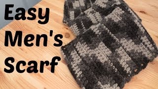 Easy Mens Scarf [upl. by Addiel399]