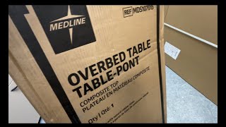 Overbed table assembly [upl. by Yecac]