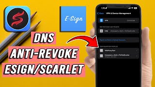 Anti Revoke iOS  DNS AntiRevoke For ScarletEsign on iOS [upl. by Samuella]