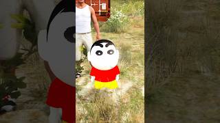 SHINCHAN SAW 😍 CONTAINER IN JUNGLE 🚗 gta5telugu shinchan doraemon bommalu prashugaming007 [upl. by Ahsiei418]