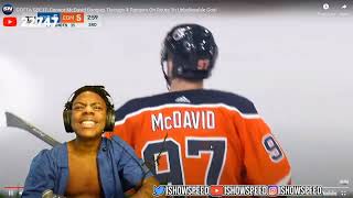 IShowSpeed reacts to Connor McDavid Unbelievable Goal vs Rangers [upl. by Ayotna186]