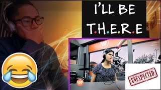 Alienette performs quotIll Be Therequot Jackson 5 LIVE on Wish 1075 Bus [upl. by Enylrac]