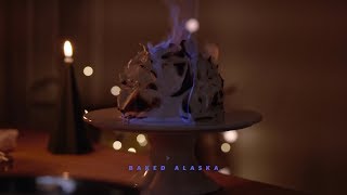 불타는 아이스크림 케이크 베이크드 알래스카  Baked Alaska Flambe  Honeykki 꿀키 [upl. by Fogel173]