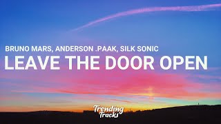 Bruno Mars Anderson Paak Silk Sonic  Leave The Door Open Lyrics [upl. by Reddin]