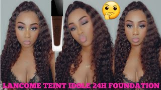 Lancome Teint Idole Ultra Wear Foundation  Review  Teeonna Tyson [upl. by Anolla]