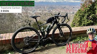 Cannondale Topstone Carbon 3 650b La bici che perdona [upl. by Anitniuq]