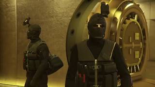 GTA ONLINE Casino Heist in stealthy unlock stealth outfits [upl. by Kosey994]