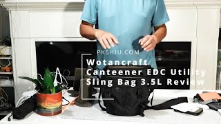 Wotancraft Canteener EDC Utility Sling Bag Review [upl. by Brana557]