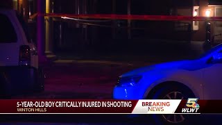 Police 5yearold in critical condition after driveby shooting in Winton Hills Thursday [upl. by Anatola737]