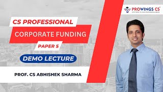 Corporate Funding Demo Lecture [upl. by Mab]