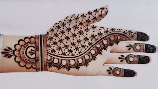 Eid special mehndi design  easy front hand mehndi  mehndi design  mehndi ka design  Mehndi [upl. by Niltiak]