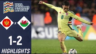 Montenegro  Wales Highlights UEFA national League 2024  montenegro v cymru [upl. by Leverick]