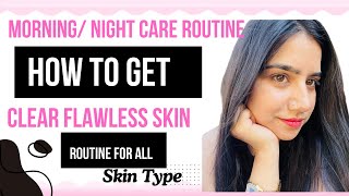 Ultimate Skincare Routine for ALL Skin Types🧴🎉💕 [upl. by Jeane]