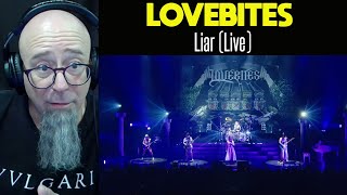 LOVEBITES  Liar Official Live Video taken from Knockin At Heavens Gate Reaction [upl. by Aicile]