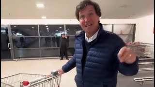 Tucker Carlson FANGIRLS Over Russian Grocery Store [upl. by Wimsatt214]