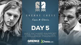 Can Rapport Challenge Magnus For Finals On The Penultimate Day GRENKE Chess Classic 2024 Rds 910 [upl. by Wilton315]