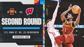 Iowa State vs Wisconsin  Second Round NCAA tournament extended highlights [upl. by Orly]