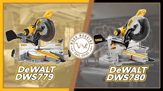 Dewalt DWS779 vs DWS780 Which Miter Saw is Right for You  Woodworking Tool Guide [upl. by Oilisab]