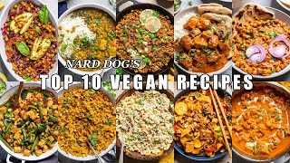 2023 NardDogAThon  Top 10 2023 Vegan and Vegetarian Recipes [upl. by Dincolo133]