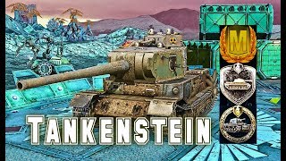 Tankenstein world of tank blitz Aced gameplay 3500 DMG Kolobanov  English Commentary [upl. by Atiuqa]