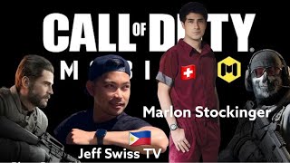 Marlon Stockinger shoutout  Call of Duty Warzone livestream  Pinoy in Switzerland [upl. by Steward757]