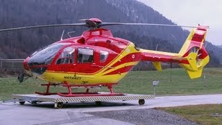 Eurocopter EC135T1 OEXAH SHS  takeoff and landing [upl. by Chemosh]