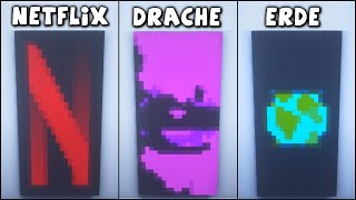 5 Coole BANNER DESIGNS in MINECRAFT einfach [upl. by Sinnoda]