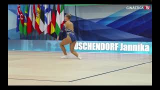 PUSCHENDORF Jannika GER  SENIOR IW qualifications Aerobic gymnastic Fig open 2024 CANTANHEDE [upl. by Milurd]