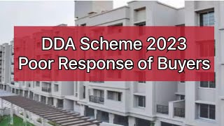 DDA Scheme 2023 Poor Response of Buyers [upl. by Ardried]