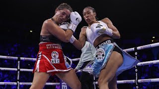 Alycia Baumgardner Vs Edith Matthysse Highlights  WBC IBO Titles [upl. by Penthea]