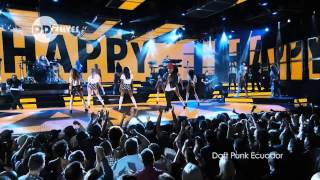 Pharrell Williams  Get LuckyHappy NBA All Star 2014 LegendadoTradução HD [upl. by Harihs]