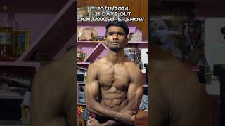 21 Days Out To ICN GOA SUPER SHOW icn shorts gym motivation minivlog telugufitness [upl. by Amoakuh766]