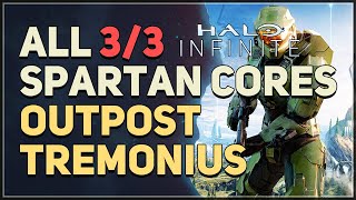 Outpost Tremonius All Spartan Cores Location Halo Infinite [upl. by Allimaj]