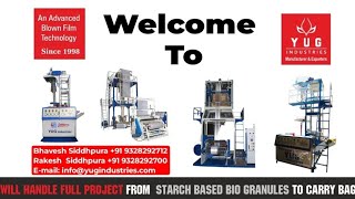 Biodegradable Bag MachineBio Plastic BagBiodegradable Bag ManufacturerBiodegradable Carry Bags [upl. by Marigolde]