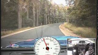 Targa Tasmania TS21 Mt Rowland Crash [upl. by Onin]