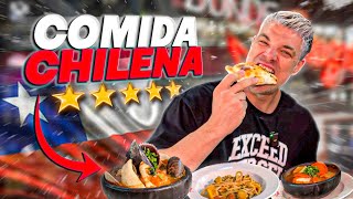 PROBANDO COMIDA TÍPICA CHILENA por PRIMERA VEZ en CHILE 🇨🇱 ESTO NO ME LO ESPERABA [upl. by Einwahr]