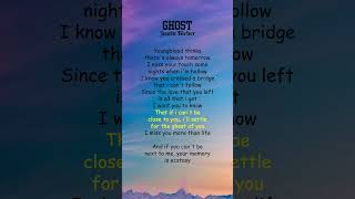 Justin Bieber  Ghost Lyrics shorts [upl. by Ilahtan686]