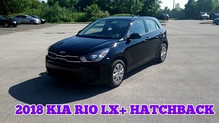 2018 KIA RIO LX HATCHBACK Full Review [upl. by Atinihs]