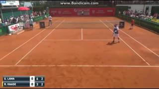 Tennis Player Fed Up With Grunting Opponent Loses Point After Sarcastic Grunt [upl. by Ttocs58]