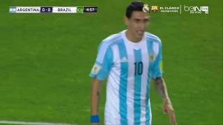 Di Maria vs Brasil 13\11\2015 [upl. by Ahsoj156]