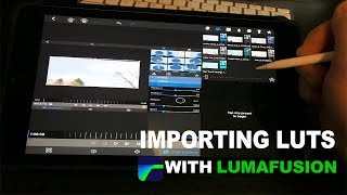 Importing and using Luts with LumaFusion [upl. by Ailegave]