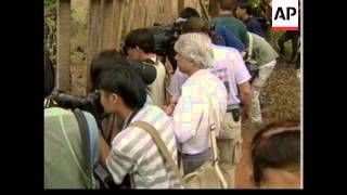 CAMBODIA CHONG SANGAM POL POT IS CREMATED [upl. by Arraik]